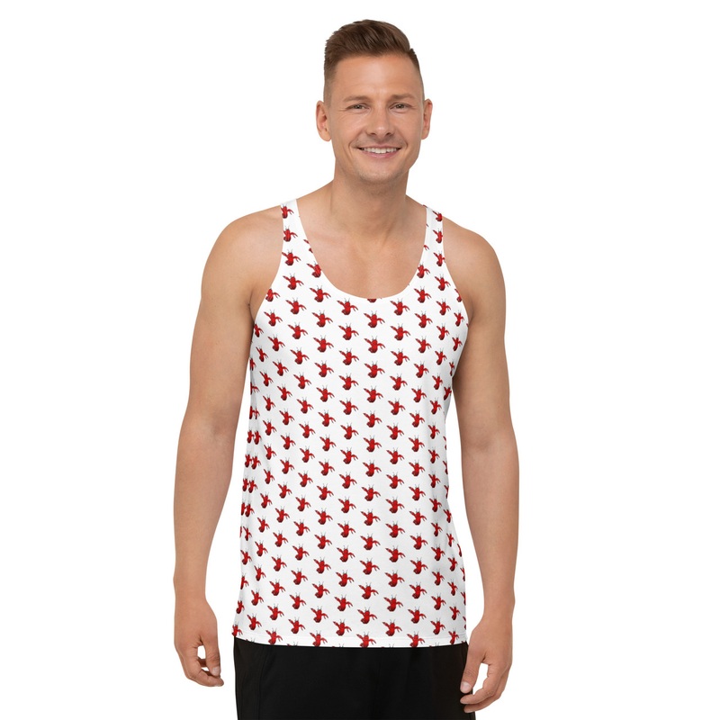 WTees Louis V’Lobster Tank Top Blanc