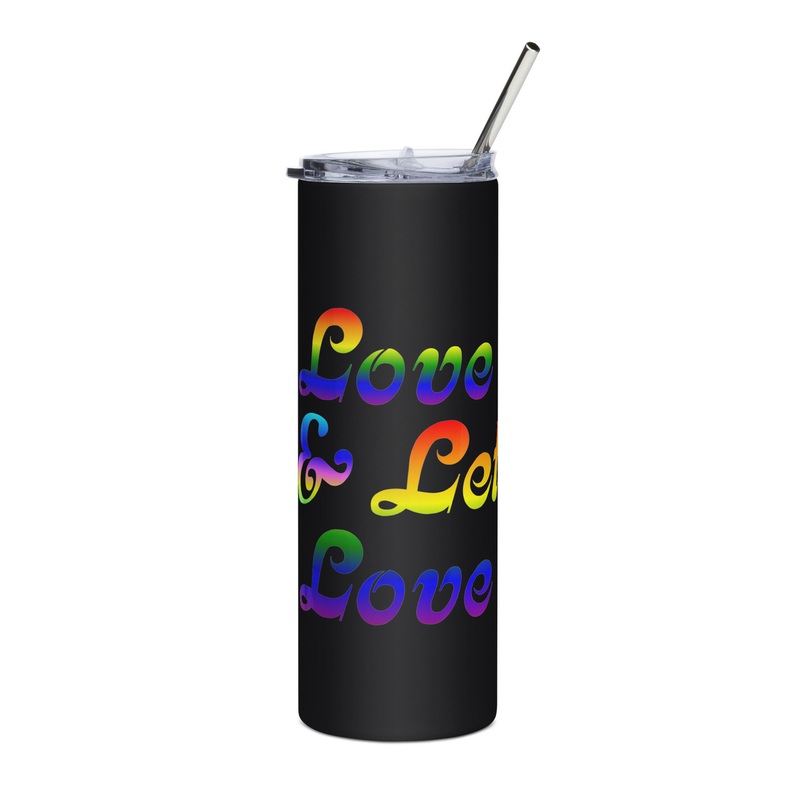 WTees Love & Let Love Stainless Steel Tumbler