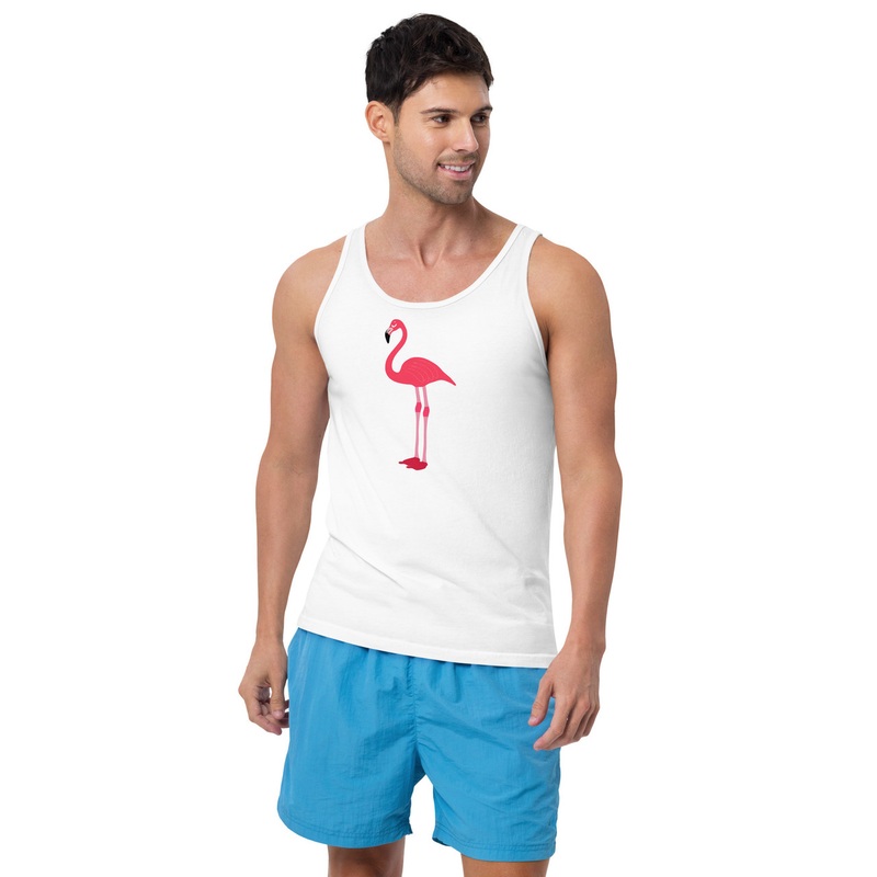 WTees Pink Flamingo Tank Top