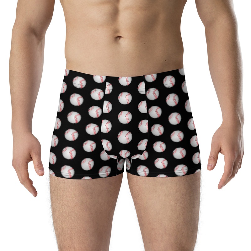 WTees Pitcher Trunk Boxer Briefs Black