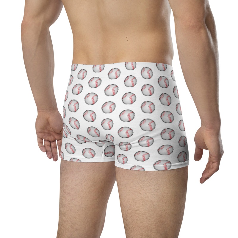 WTees Pitcher Trunk Boxer Briefs White