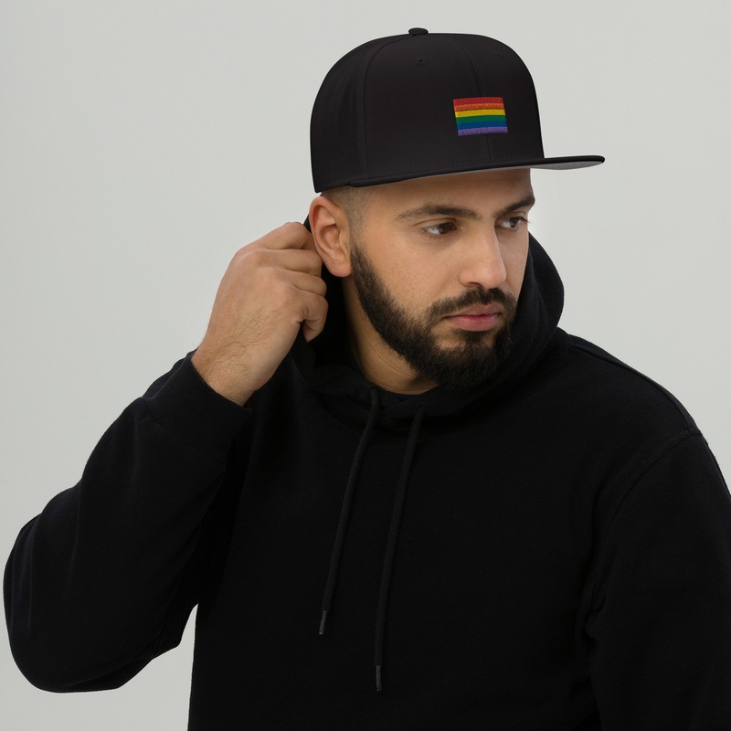 WTees Rainbow Flag Snapback Cap