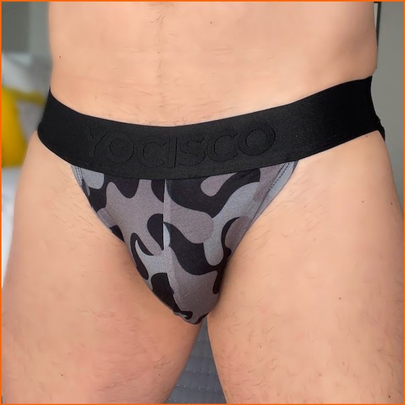 YOCISCO Black Camo Jockstrap