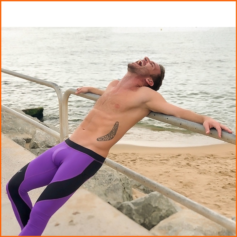 Matador Purple Black Meggings