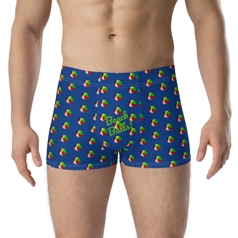WTees Beach Balls! Boxer Briefs Blue