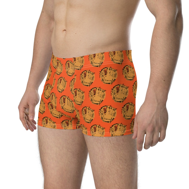 WTees Catcher Trunk Boxer Briefs Orange