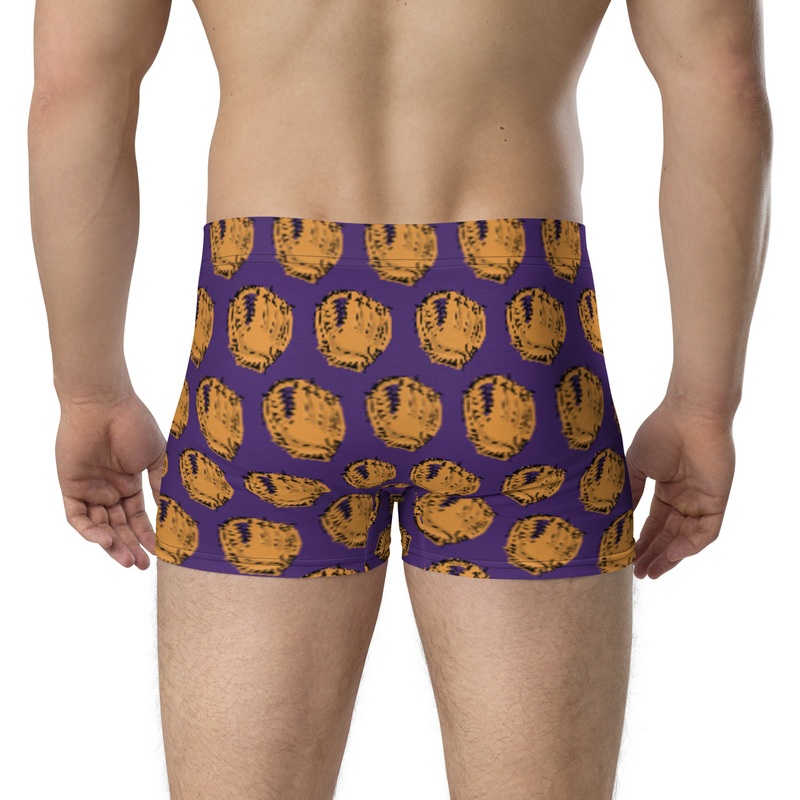 WTees Catcher Trunk Boxer Briefs Purple