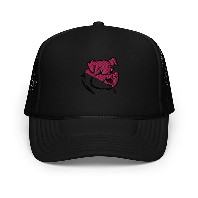 WTees Lions n Tigers n Bears, Oh My! Piggy Trucker Hat