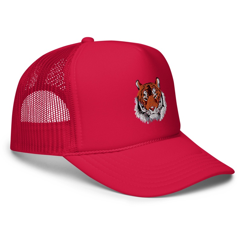 WTees Lions n Tigers n Bears, Oh My! Tiger Trucker Hat