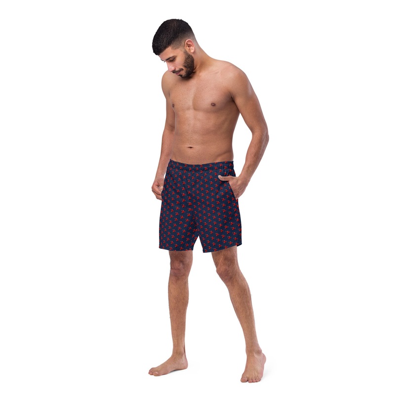 WTees Louis V’Lobster Swim Shorts Bleu