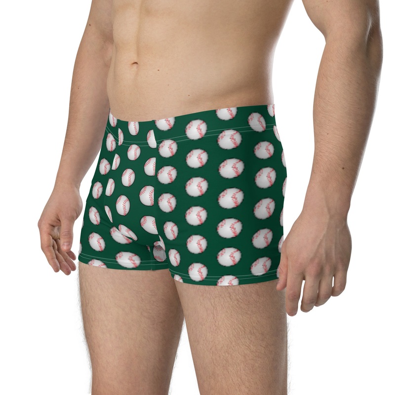 WTees Pitcher Trunk Boxer Briefs Green