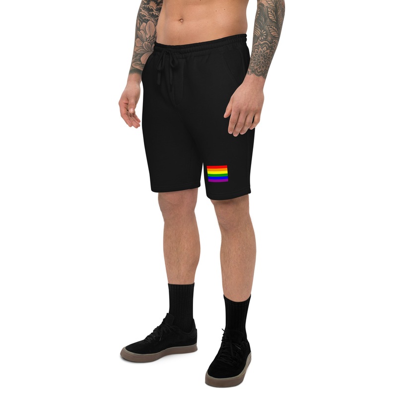 WTees Rainbow Flag Feece Shorts