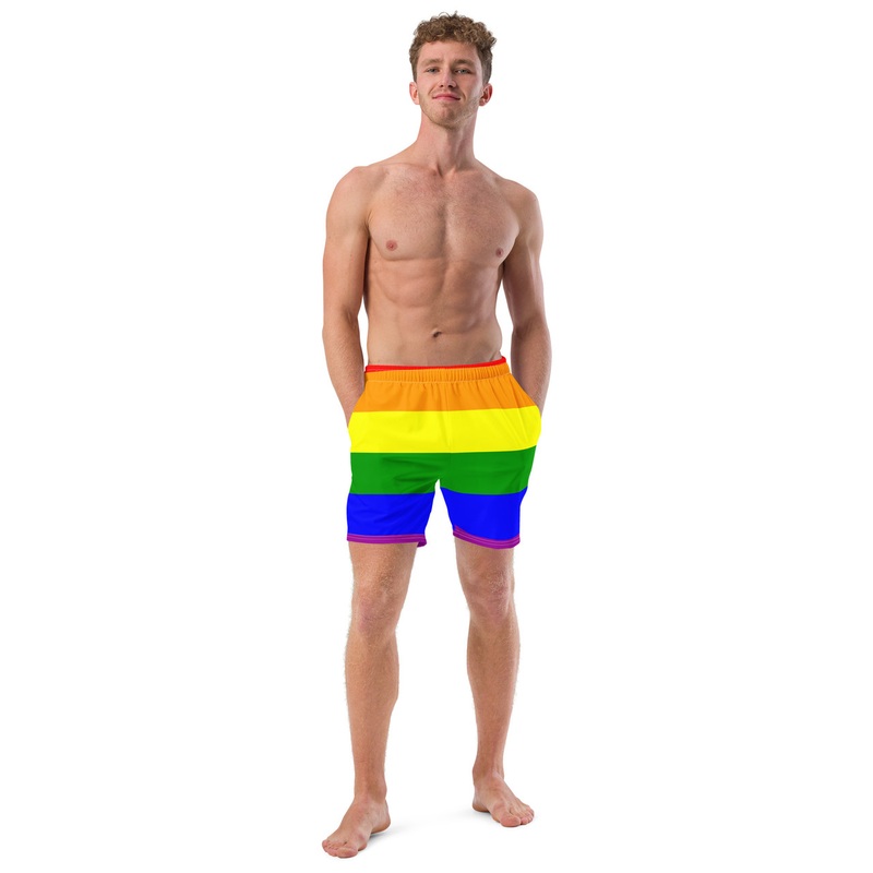 WTees Rainbow Swim Trunks
