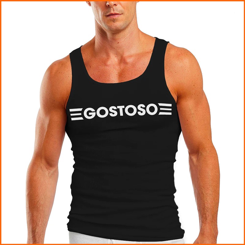 GOSTOSO Logotipo Strupes Tank Top Black