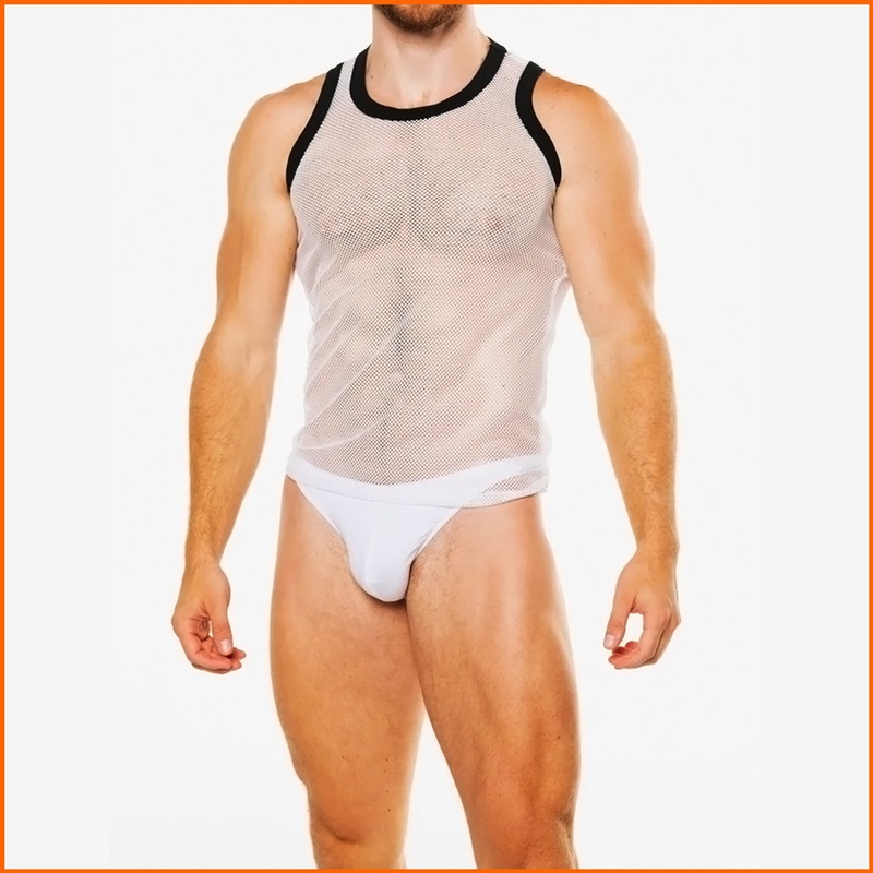 HARD CORE Peep Tank Top