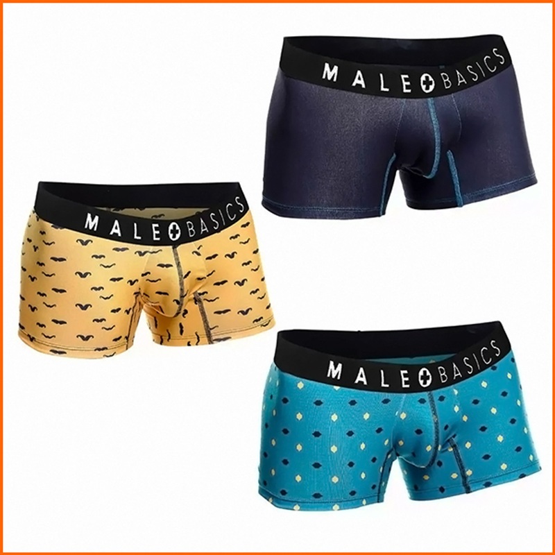 MaleBasics 3 Pack Trunks Stache