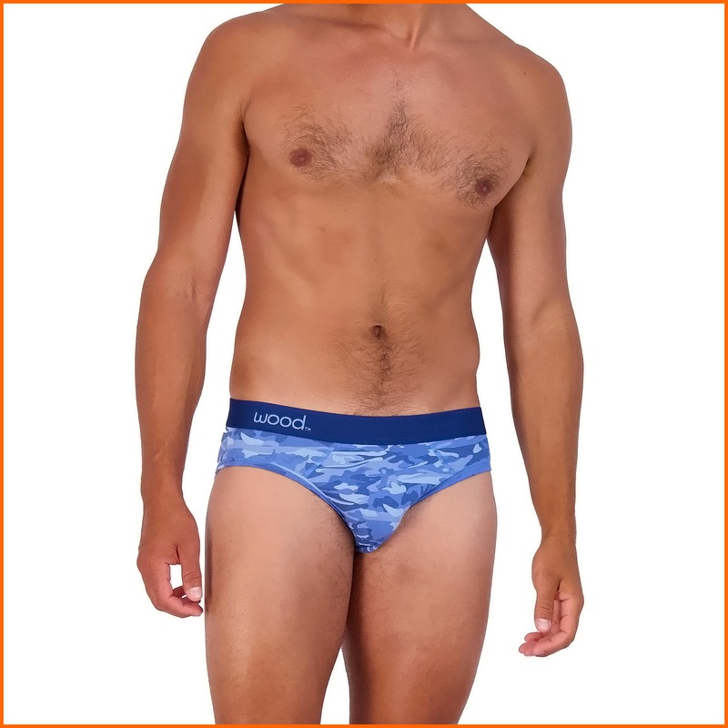 Wood Camouflage Hip Brief