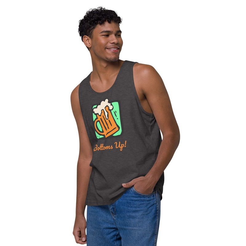 WTees Bottoms Up! Beer Mug Tank Top
