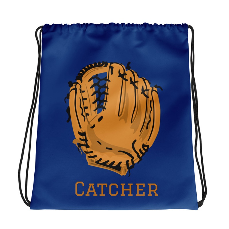 WTees Catcher Drawstring Bag Blue