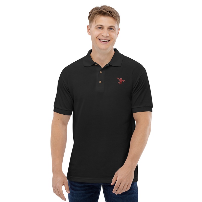 WTees Louis V’Lobster Embroidered Polo Shirt