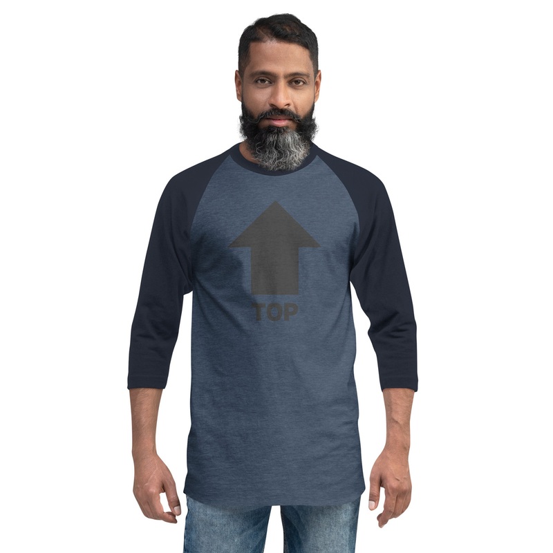 WTees TOP 3/4 Sleeve Raglan Shirt
