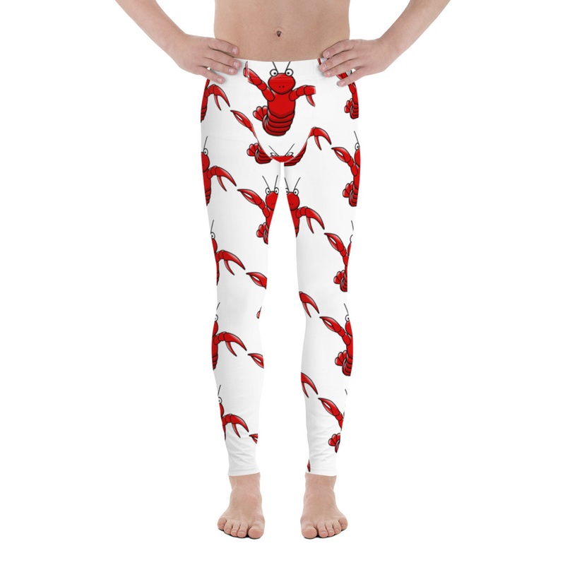 WTess V’Lobster Men’s Leggings Blanc
