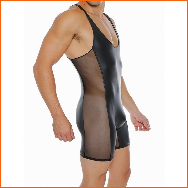 Go Softwear Noir Pleather Singlet