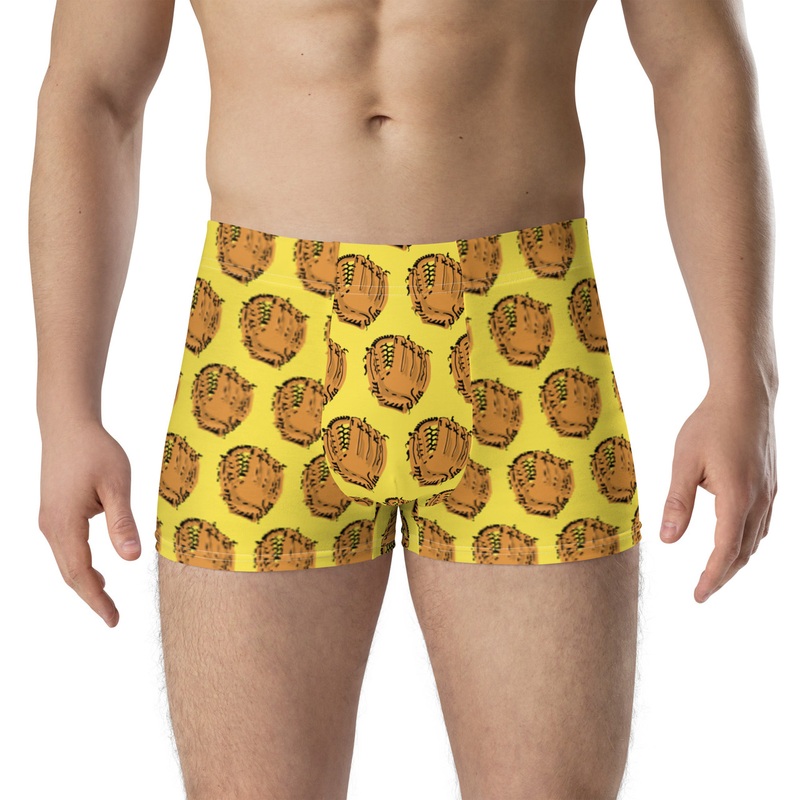 WTees Catcher Trunk Boxer Briefs Yellow