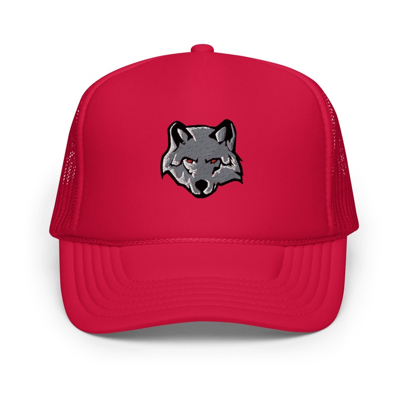 WTees Lions n Tigers n Bears, Oh My! Wolf Trucker Hat