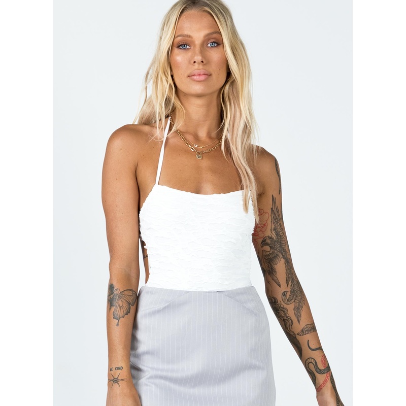 Adele Bodysuit White