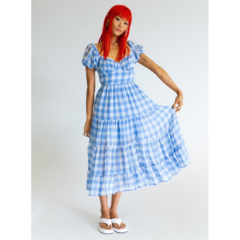 Danny Midi Dress Blue