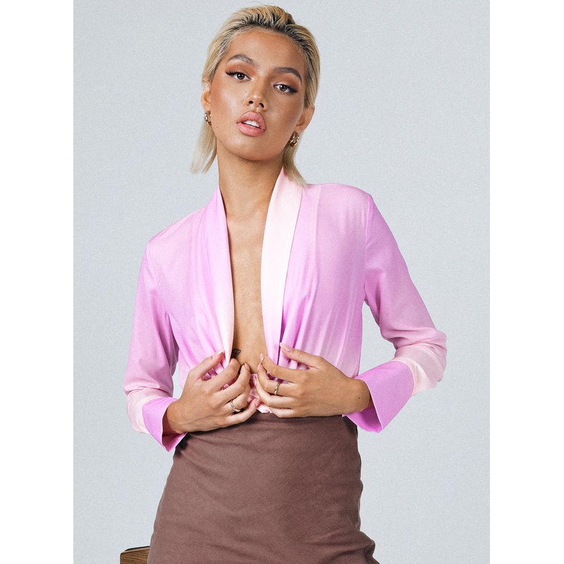 Juliana Long Sleeve Bodysuit Multi