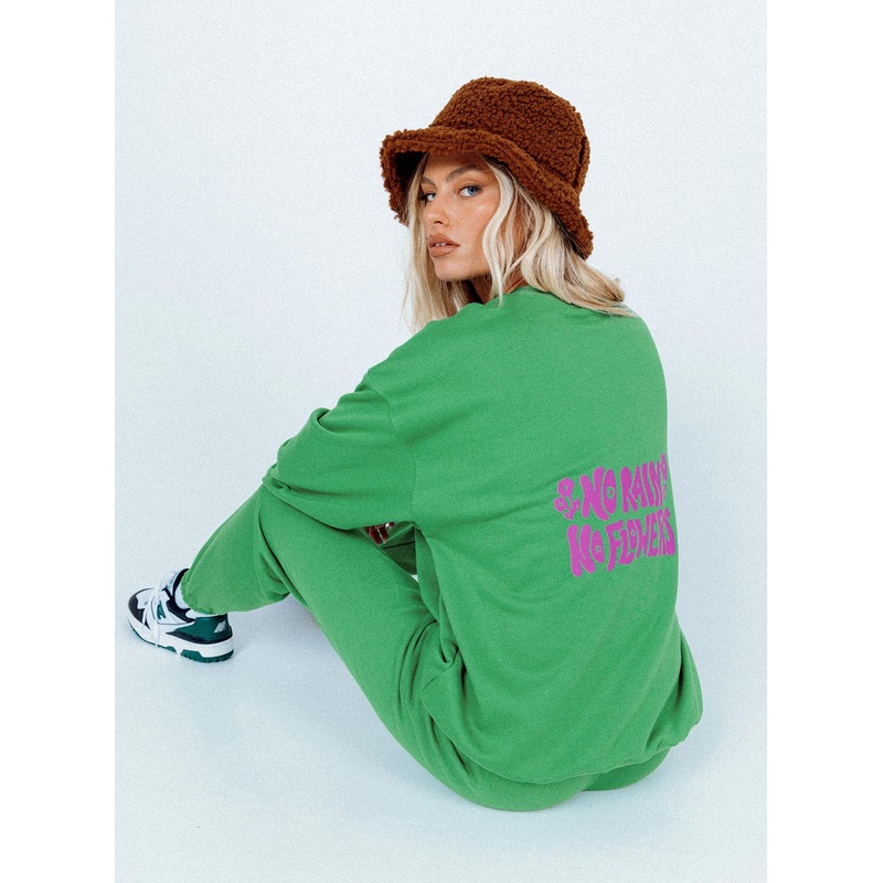 No Rain Crewneck Sweatshirt Green