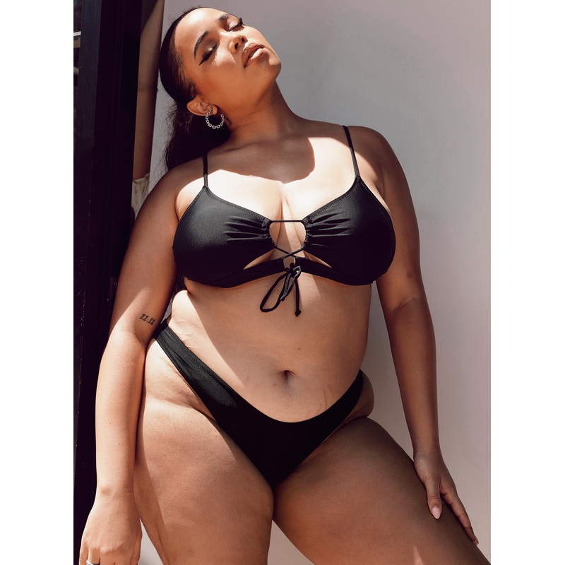 Ashley Bikini Bottoms Black Curve