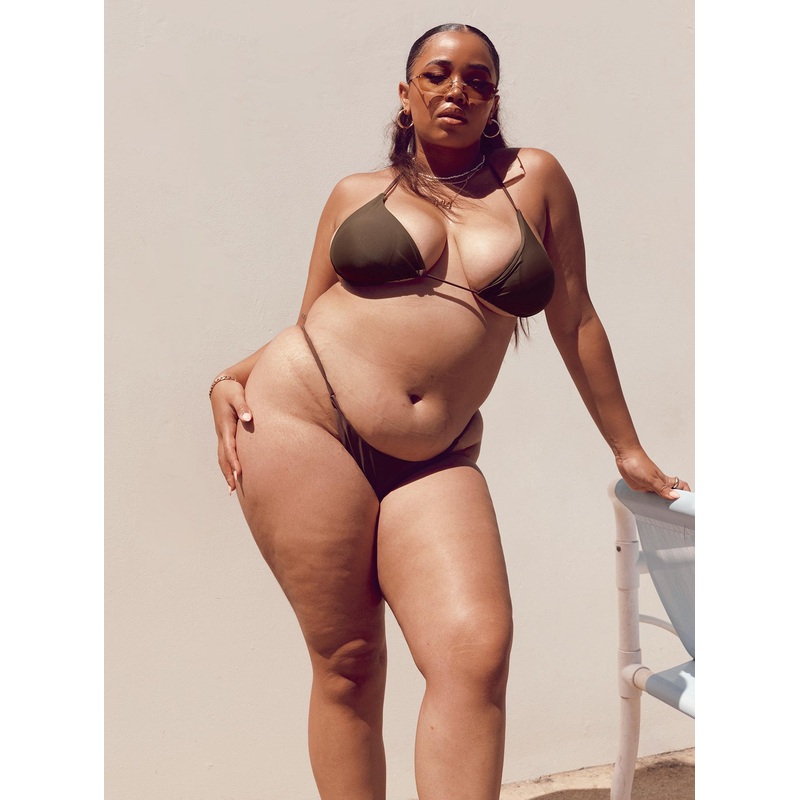 Kaila Bikini Top Chocolate Curve