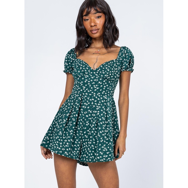 Sabrina Playsuit Green