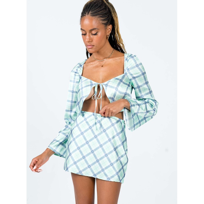 Sheena Set Green Check