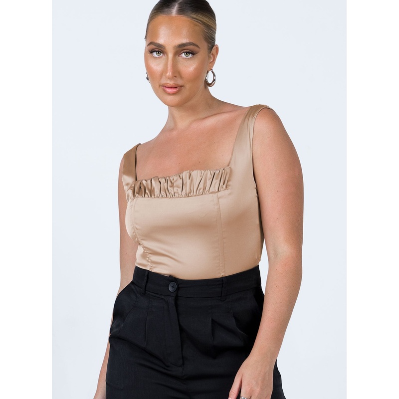 Ximena Bodysuit Beige