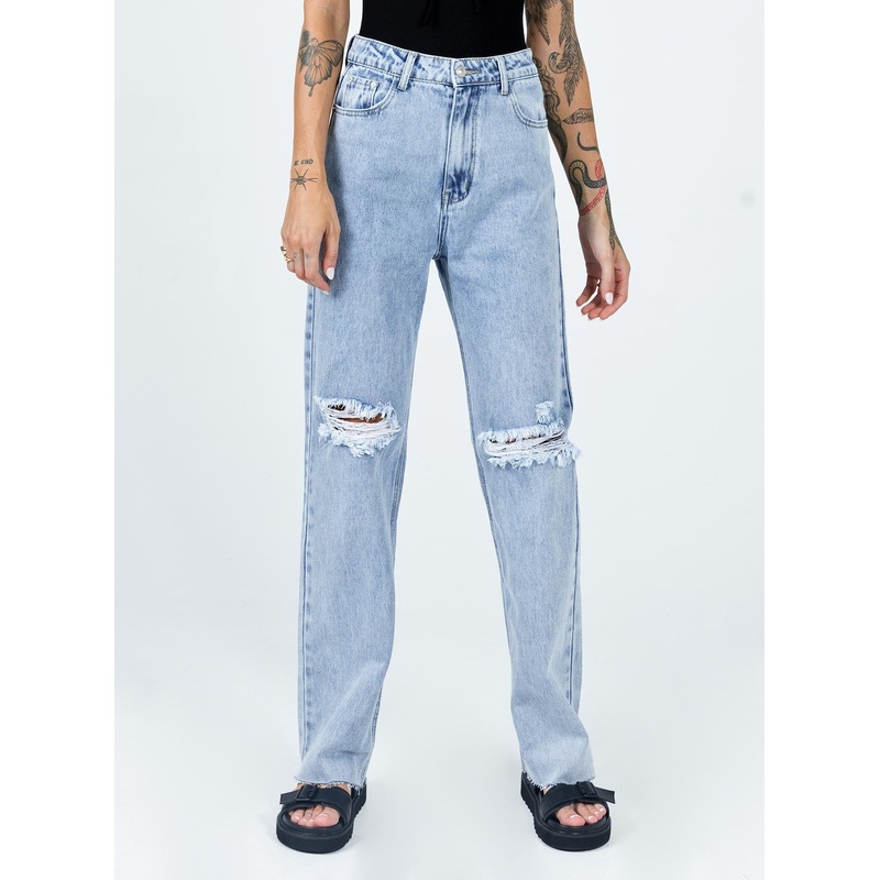 Arcadia Lightwash Denim Jeans