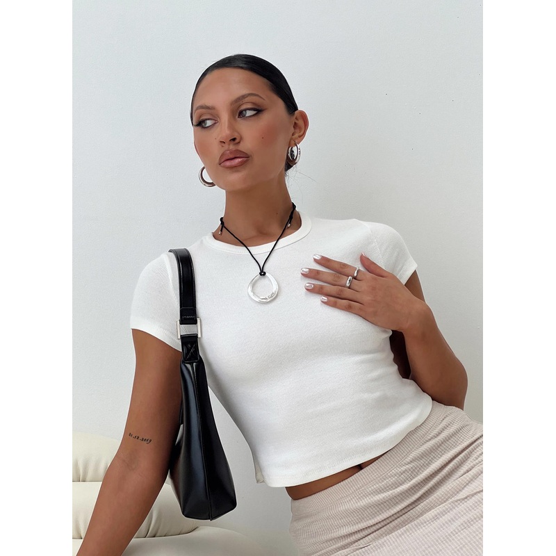 Celsey Top White