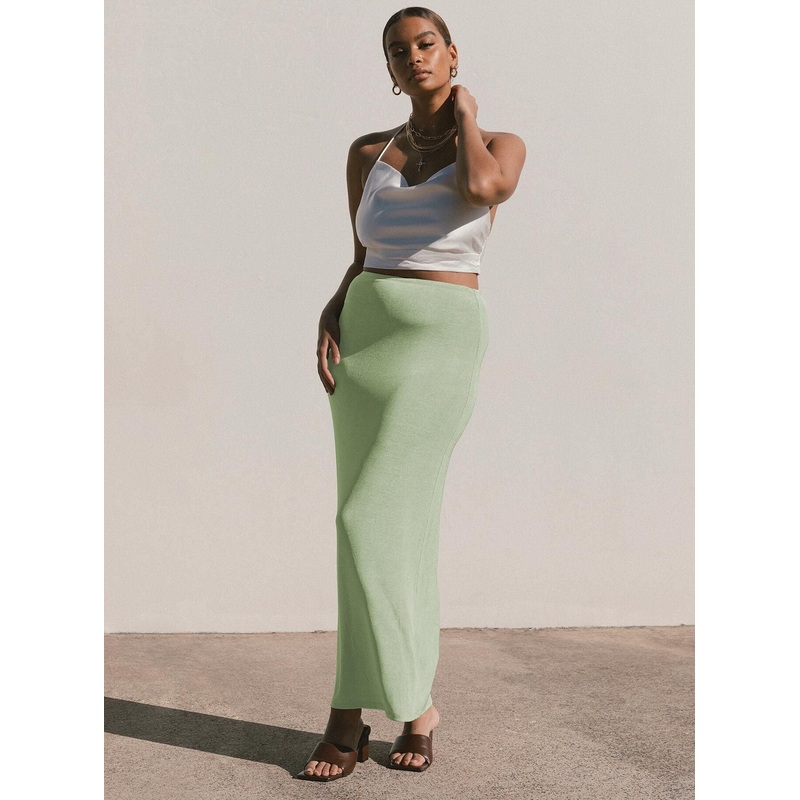 Harriette Maxi Skirt Sage