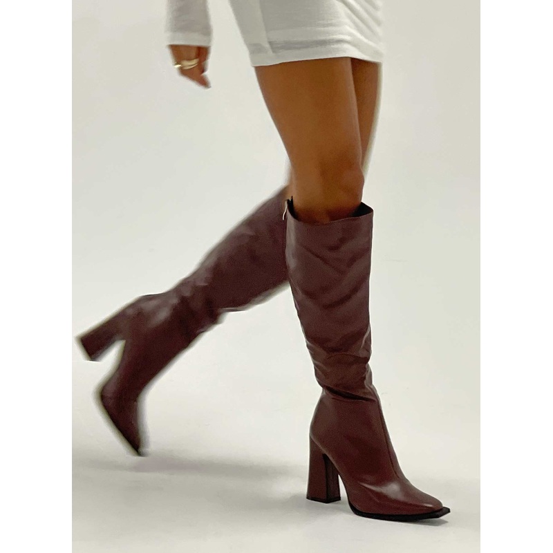 Keeley Boots Matte Brown