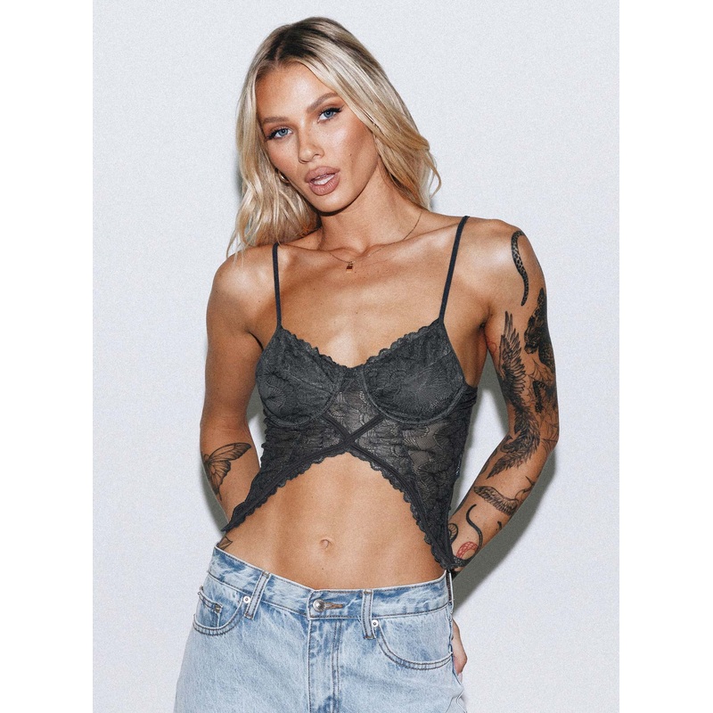 Rylie Top Grey