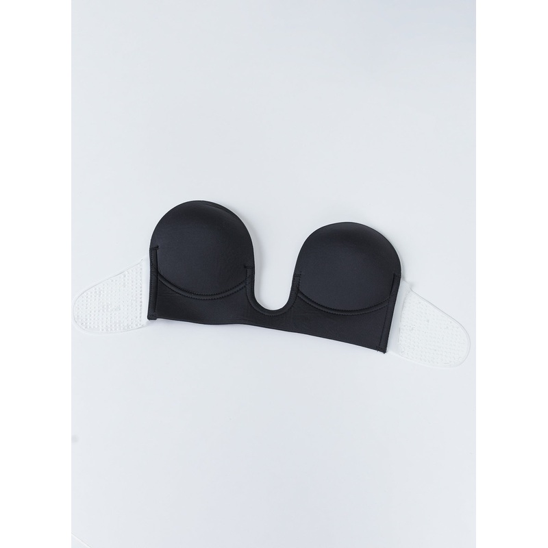 U-Shape Backless Bra Black