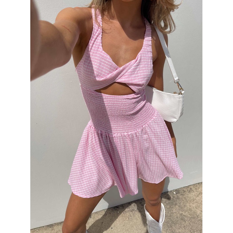Arden Mini Dress Pink