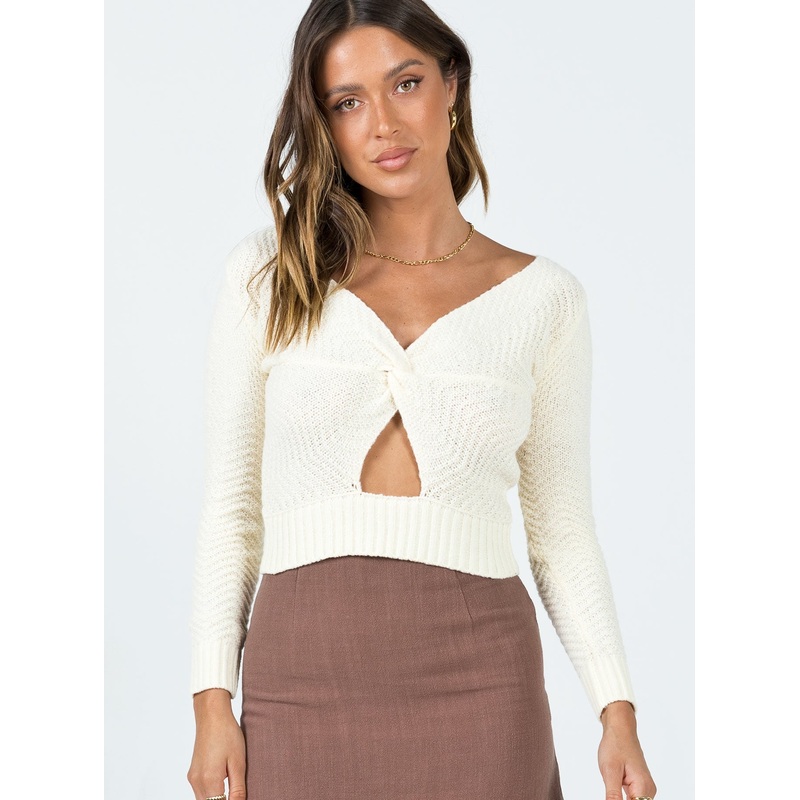 Astaire Long Sleeve Top Cream