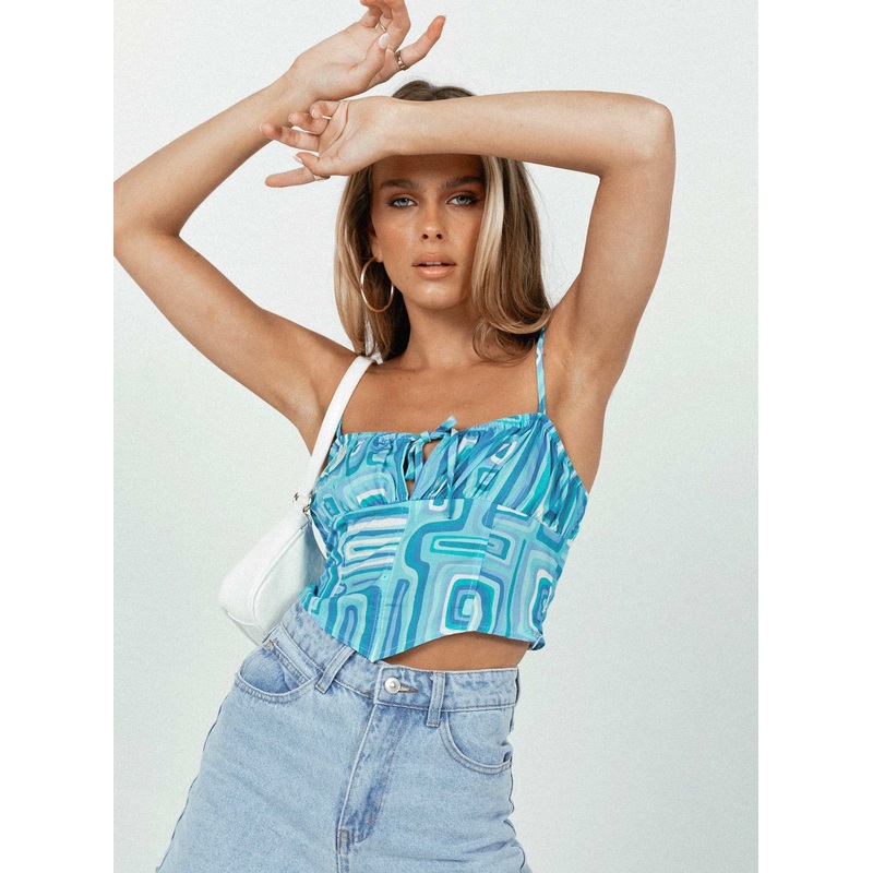 Augustine Top Blue