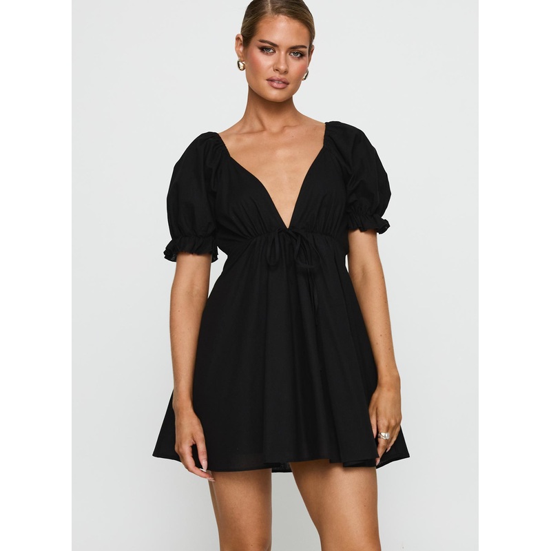 Blissful Mini Dress Black