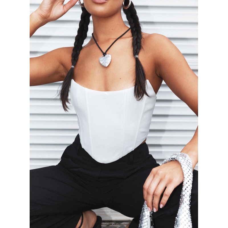 Carlie Top White