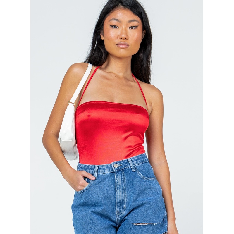 Marcus Bodysuit Red